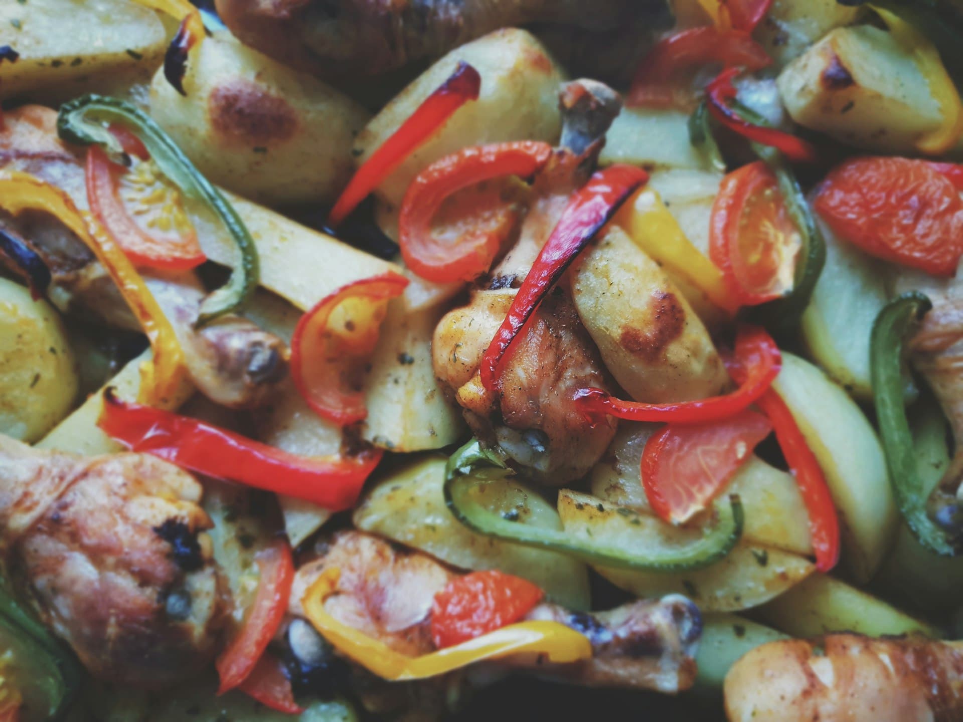 Sheet Pan Sausage and Frozen Veg